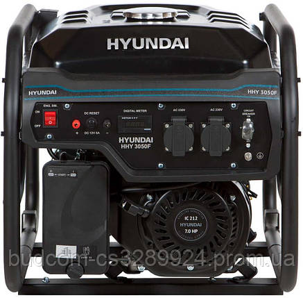 Бензиновий генератор Hyundai HHY 3050F, фото 2