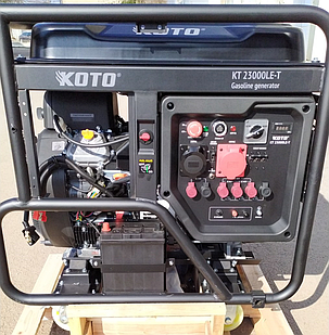 Бензиновий генератор Koto 23000LE-T Hyundai, фото 2