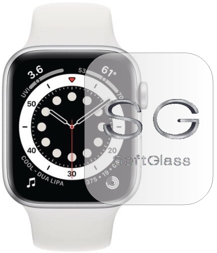 Бронеплівка Apple Watch 44 mm (2шт на екран) SoftGlass