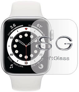 Бронеплівка для Apple Watch 44 mm (2шт на екран) зносостійка поліуретанова SoftGlass