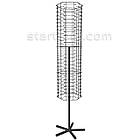 Стійка обертова MONO-156, H1900 D360/540 (6 граней, 156 місць). Торгова стійка під окуляри, стенд для розпродажу окулярів, фото 4