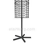 Стійка обертова MONO-156, H1900 D360/540 (6 граней, 156 місць). Торгова стійка під окуляри, стенд для розпродажу окулярів, фото 3