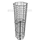 Стійка обертова MONO-156, H1900 D360/540 (6 граней, 156 місць). Торгова стійка під окуляри, стенд для розпродажу окулярів, фото 5