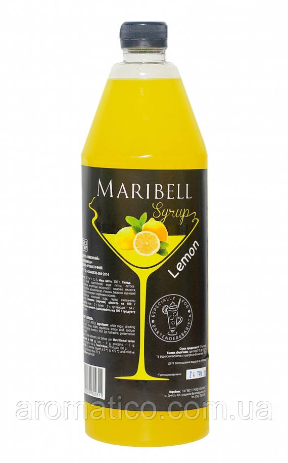 Сироп ТМ Maribell Лимон 1л ПЕТ