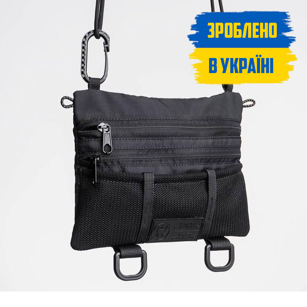 Сумка-клатч SHOGUN чорна з тканини T