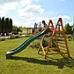 Дитяча гірка пластикова 3 м KBT (Бельгія) Антрацит, Дитячі гірки спуск для дитячих майданчиків Shopik, фото 8
