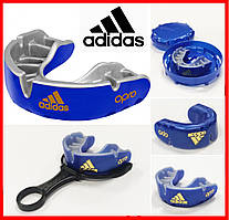 Капа боксерська одностороння adidas для зубів мма боксу спортивна гелева однощелепна доросла