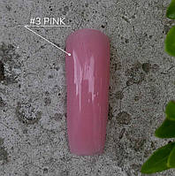 Полігель для нарощування нігтів рожевий Crooz  Polygel №3 30 мл
