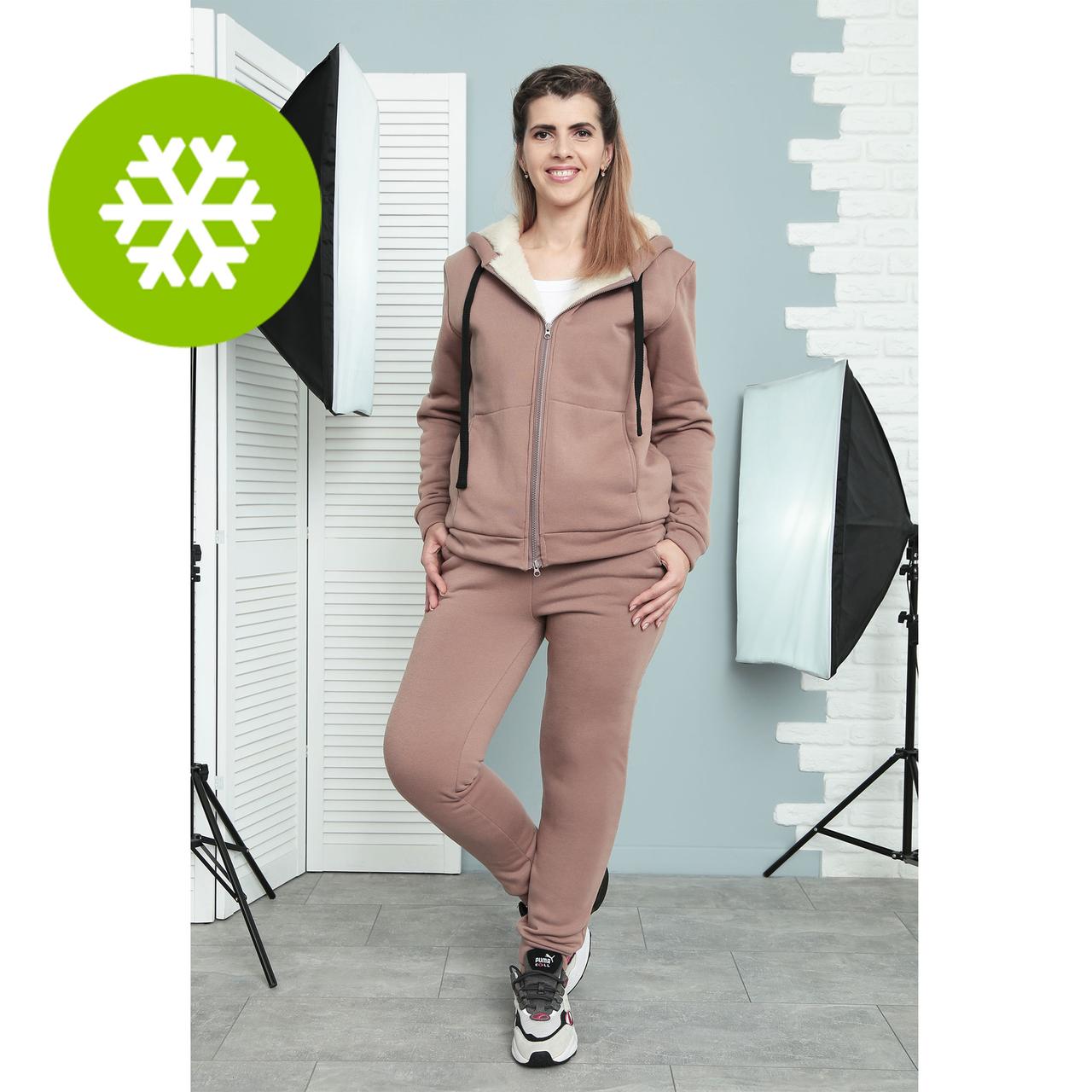 Зимовий спортивний костюм на хутрі "Nord" Батал, фото 1