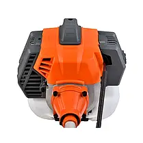 Бензинова мотокоса GTM CN520F 1.5 кВт з ножем та косильною головкою Tap'n'Go, фото 3