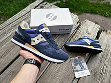 Чоловічі кросівки Saucony Shadow Original 2108-858s Navy синій Оригінал, фото 4