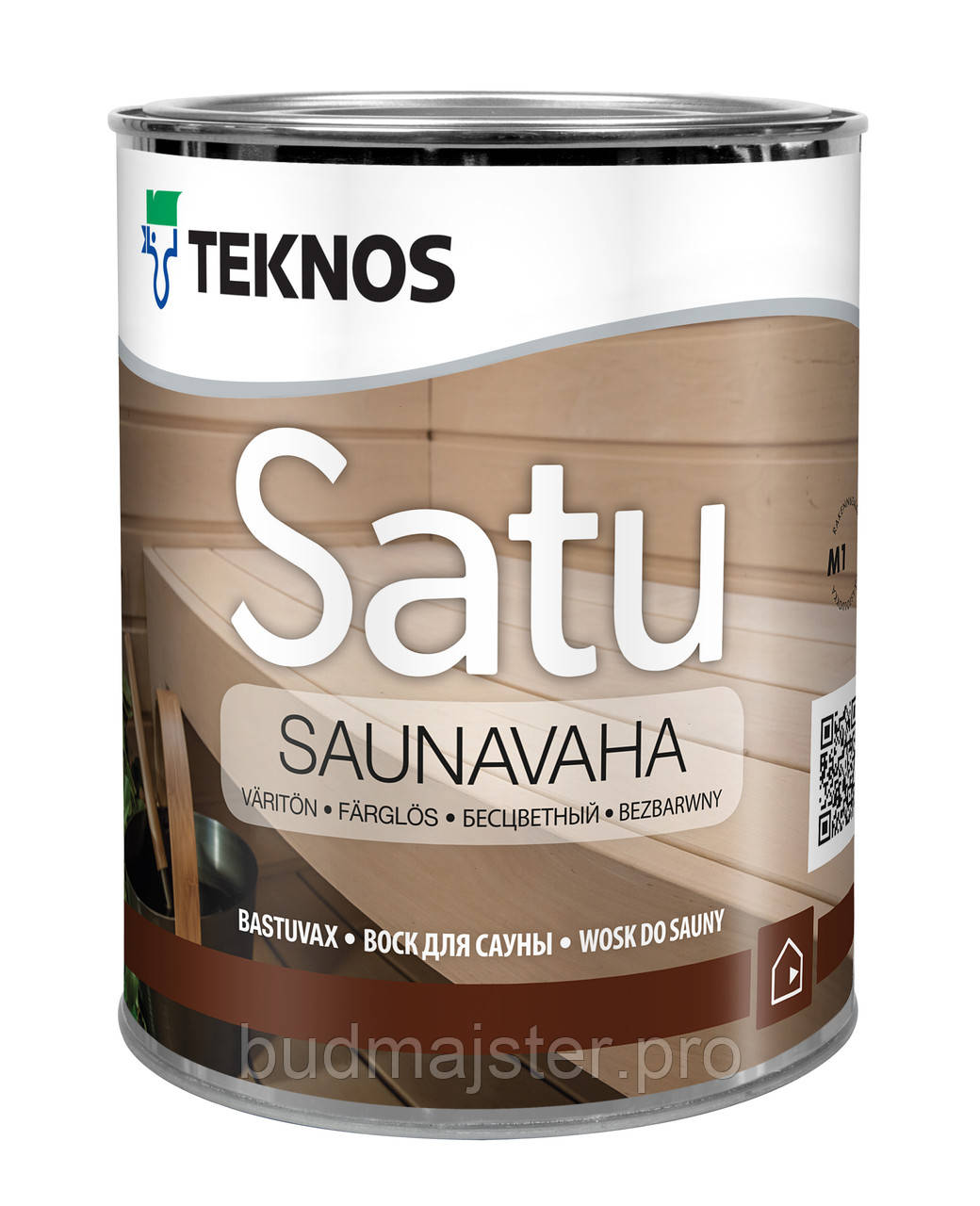 Віск Teknos SATU SAUNAVAHA прозорий, 0,45 л.