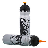 Бутылка EXTRIFIT Bottle Extrifit White long nozzle 1л серый