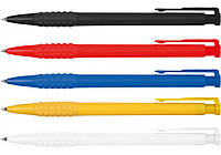 Ручка Economix кулькова, 0,5 мм, автоматична, синя, Mercury (E10104-99)