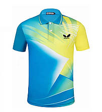 Теніска Butterfly жовто-блакитна