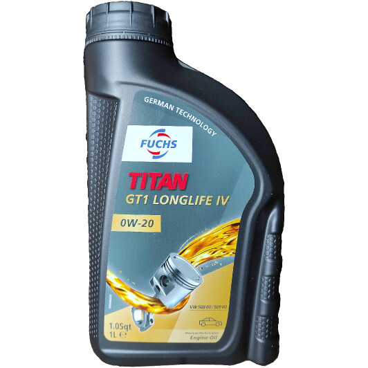 Моторна олива Fuchs Titan GT1 LongLife IV 0W-20