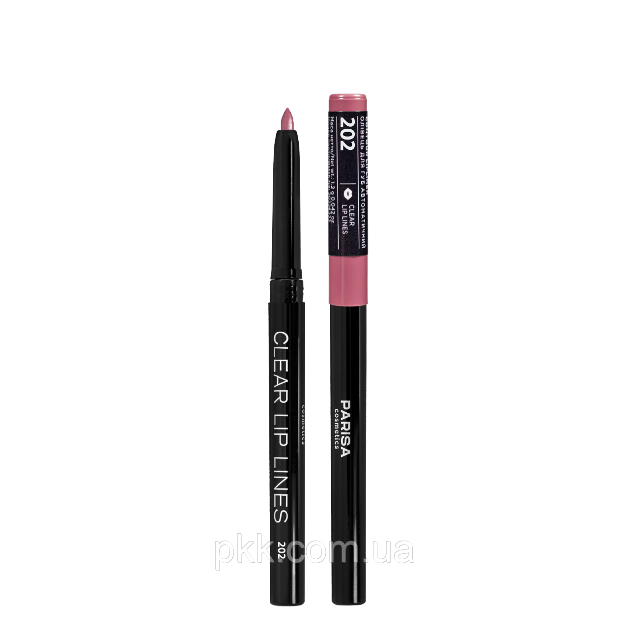 Карандаш для губ Parisa Cosmetics EP-01 № 202 Розовый - фото 1 - id-p1373359209