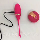 Вібратор вагінальний стимулятор  рибка з пультом, Віброяйце тренажер з хвостиком для вагіни, інтимні іграшки, фото 7