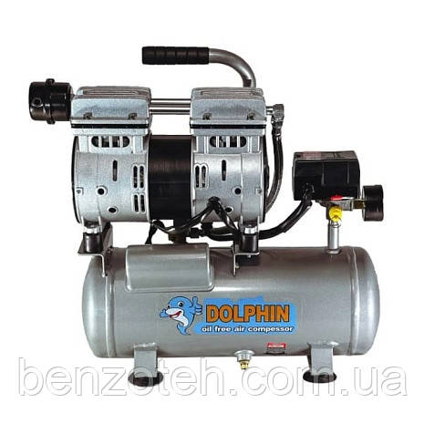 Компресор безмасляний Dolphin SZW 700 AF 008 (на 8 літрів, вхід 160 л/хв, вихід 95 л/хв.), фото 1