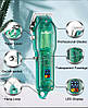 Професійна машинка для стриження VGR Professional Clipper Transparent Green V-660 (20), фото 7