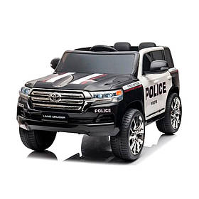 Електромобіль джип Toyota Land Cruiser (акумулятор 12V7AH, 2 мотор 35W, музика, EVA, USB, MP3) JJ2022 Police
