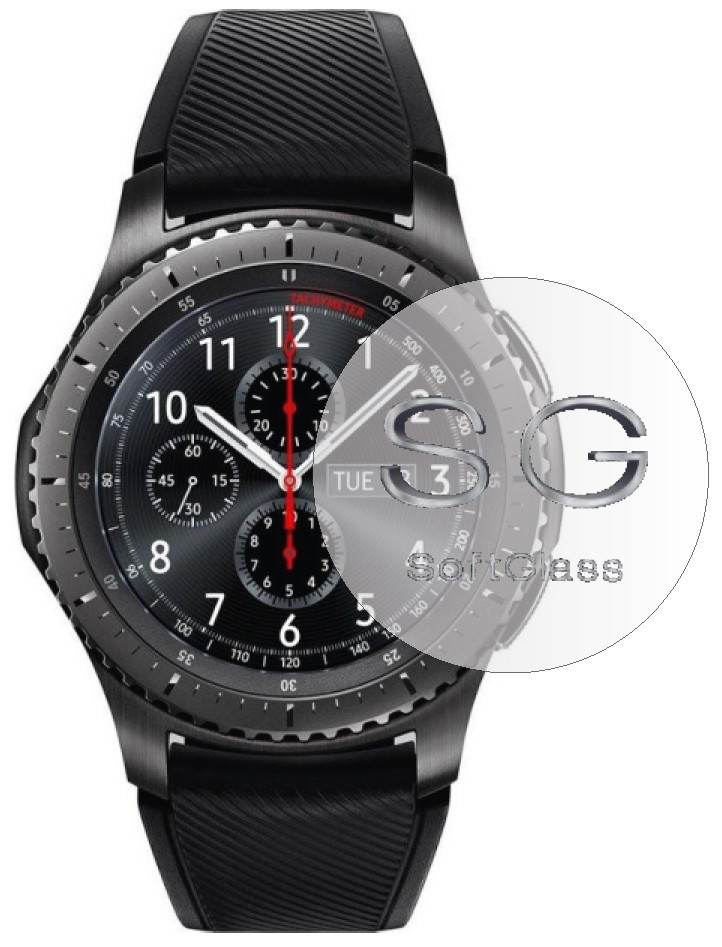 Плівка для Samsung Gear S 3 (2шт на екран) SoftGlass, фото 1