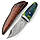 Ніж Damascus Colorful Fixed Clip-Point, фото 3