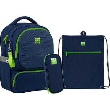 Шкільний набір Kite "Goal": рюкзак, пенал, сумка для взуття (SET_K22-706M-3)
