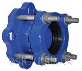 Адаптер універсальний фланцевий чавунний DN 50 (59-72) UKSPAR, фото 1