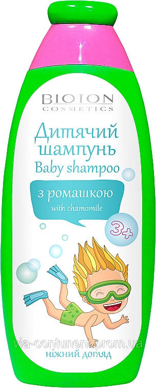 Детский шампунь Bioton Cosmetics Биотошка с Ромашкой 250 мл - фото 1 - id-p1741175826