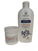 Набір для лікування псоріазу на голові - мазь "Магнипсор" і шампунь для жирного волосся