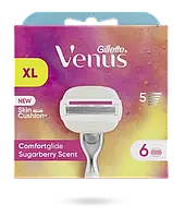 Змінні картриджі для гоління (Леза) Venus Olay ComfortGlide Sugarberry 6 шт