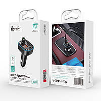 Bluetooth FM-модулятор (трансмітер) Avantis ACC11 (чорний) 5V/3.1A