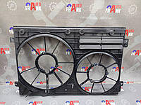 Дифузор вентилятора радіатора 1K0121207BC, 1K0121205AD для Audi/Seat/Skoda/Volkswagen