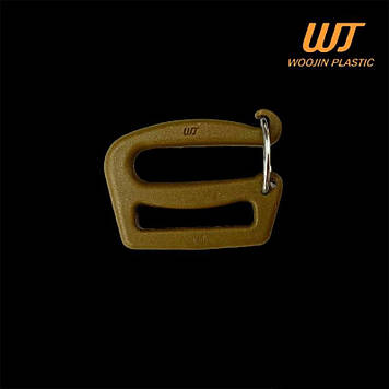 Рамка з замком двощільова 25 мм Double Gate Keeper WJ, Woojin Plastic колір Койот