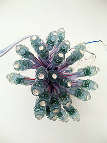 Світлодіод швидкого монтажу JL 0,1W, 12 В, IP65 синій