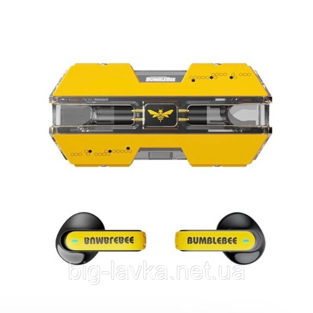 Геймерські бездротові навушники Transformers TF-T01 BumbleBee жовтий