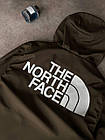Чоловіча вітровка The North Face хакі весняна осінка Куртка Зе Норт Фейс із плащової тканини, фото 2