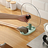 Підставка для ложок та кришок Cooking House buuba  кухонна, м'ятного кольору, фото 5