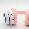 Бездротові Bluetooth навушники з котячими вушками VZV-23M на 400 mah, Рожеві / Дитячі навушники з підсвічуванням, фото 8