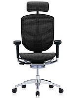 ENJOY ELITE 2 - Эргономичное кресло, Черный, Компьютерное, Игровое, Геймерское, Крестовина алюминий, Сетка,