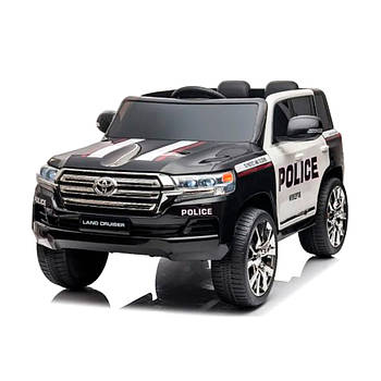 Електромобіль джип Toyota Land Cruiser (акумулятор 12V7AH, 2 мотор 35W, музика, EVA, USB, MP3) JJ2022 Police