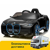 Детский электромобиль BMW (пульт 2,4G, 12V7AH, мотор передний 2*18W, задний 2*25W) JE1009EBLR-2(4WD) Черный