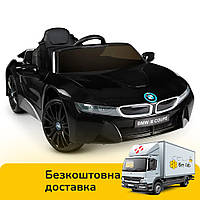 Дитячий електромобіль BMW i8 (2 мотори по 25W, MP3, USB) Bambi JE1001EBLR-2 Чорний