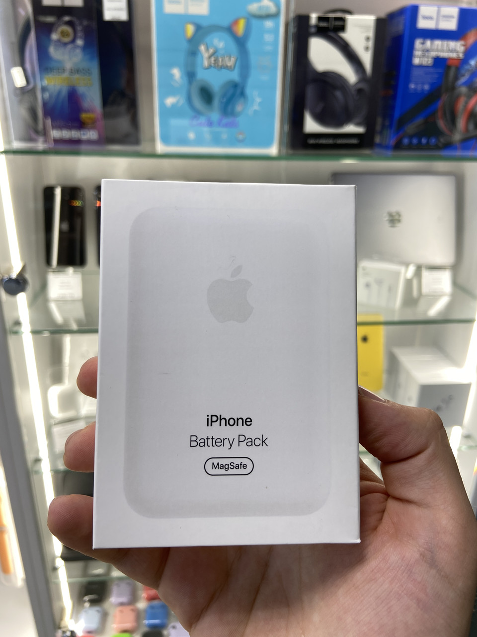 Магнитный power bank бэттери пак для айфона, Магнитный павербанк apple magsafe battery pack оригинал - фото 1 - id-p1907890744