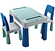 Комплект дитячих меблів (стіл, 2 стільця) Tega Baby Teggi Multifun Turquoise-Navy (TI-011-173) - фото 1 - id-p1907887571