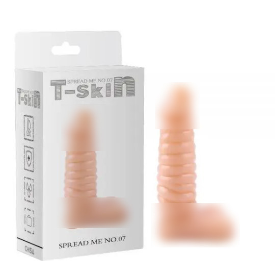 Фалоїмітатор рефлений тілесного кольору Spread Me No.07 | Limon