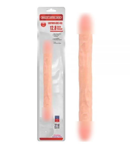 Двосторонній фаллоїмітатор для подвійного проникнення Ladybro Love 03 | Limon