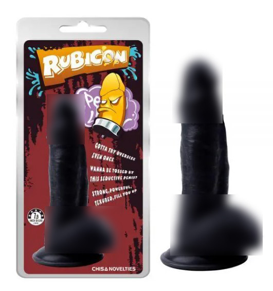 Чорний фалоїмітатор на присоску Mighty Ravage Penis| Limon