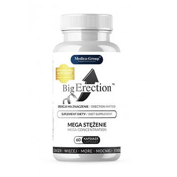 Капсули для потенції й ерекції BigErection Capsules, 60 шт., фото 1